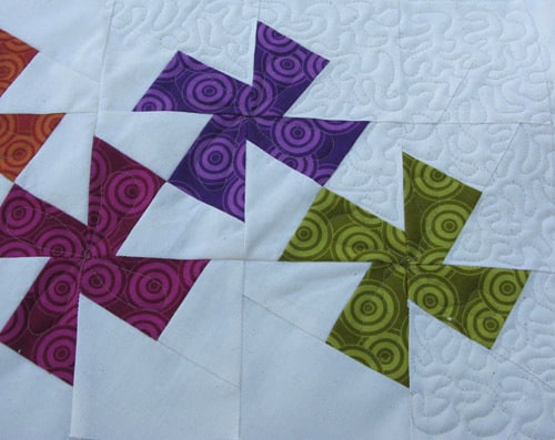 Quilting the pillow