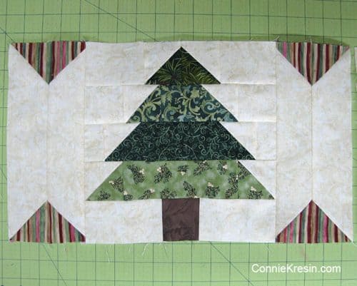 Christmas Tree Table Runner Quilt Tutorial - Free Pattern