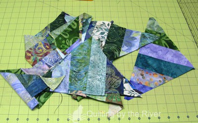 Batik quilt blocks