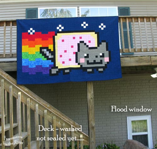 Nyan Cat Quilt for my grandson
