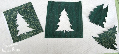 Evergreen Trees Table Topper