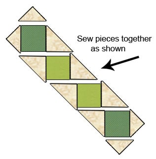Who's Who Quilt Tutorial piece the blocks