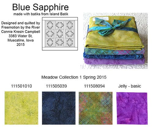 Blue Sapphire Quilt Pattern