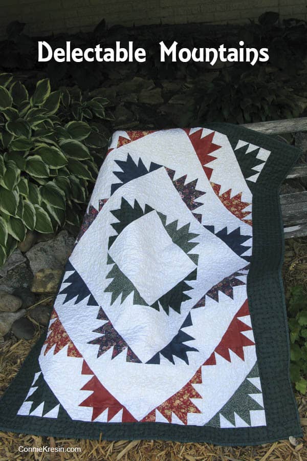 Delectable Mountains Free Quilt Block Pattern