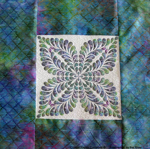 Batik Kaleidoscope Pillow top 
