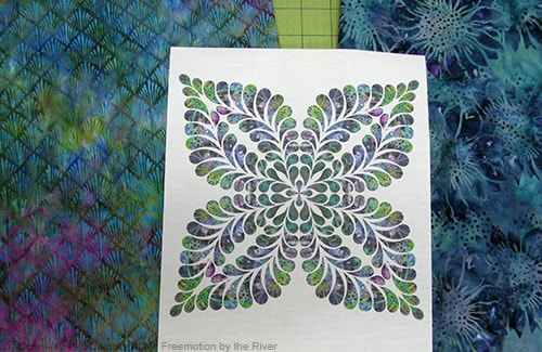 Batik Kaleidoscope printed fabric