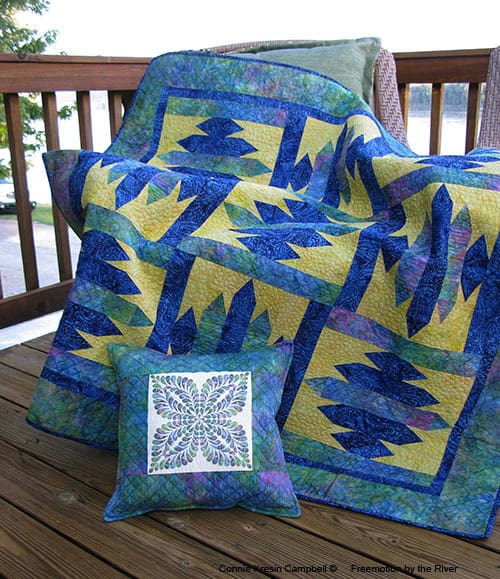 Batik Kaleidoscope Pillow