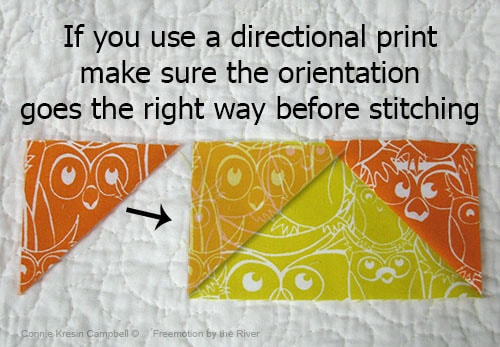 Nite Owls Quilted Pillow Tutorial