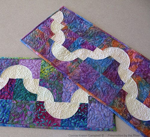 Hopscotch quilt made with Desert Rose batiks