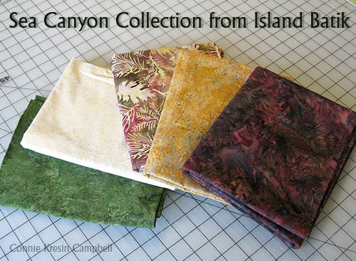 Sea Canyon Collection from Island Batik