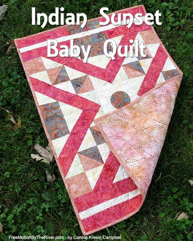 Indian Sunset Baby Quilt