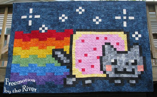 Nyan Cat Quilt by Freemotion by the River