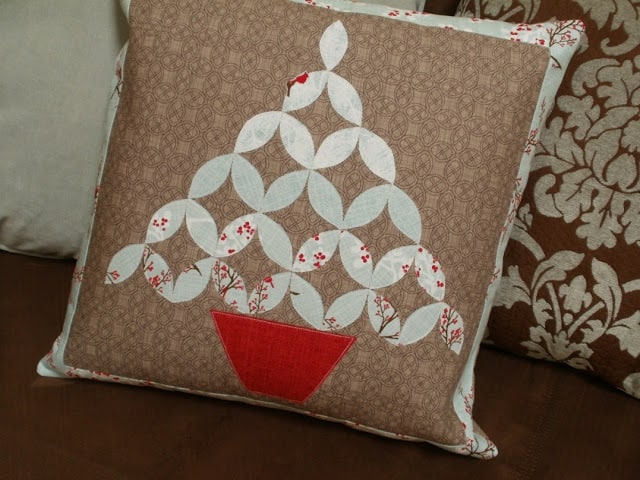 Finished Topiary Pillow