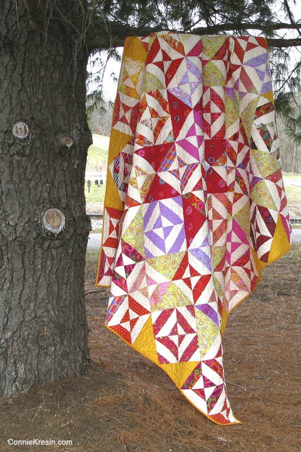 SpellBound Quilt made with Kaffe fabrics