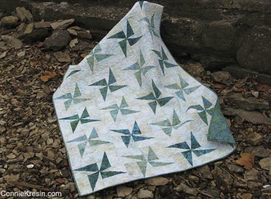 Twirling Windmills by the Sea Shore Quilt Tutorial