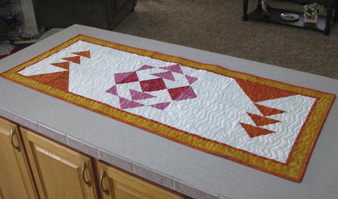 Sunshine Table Runner in Modern Quilts Unlimited