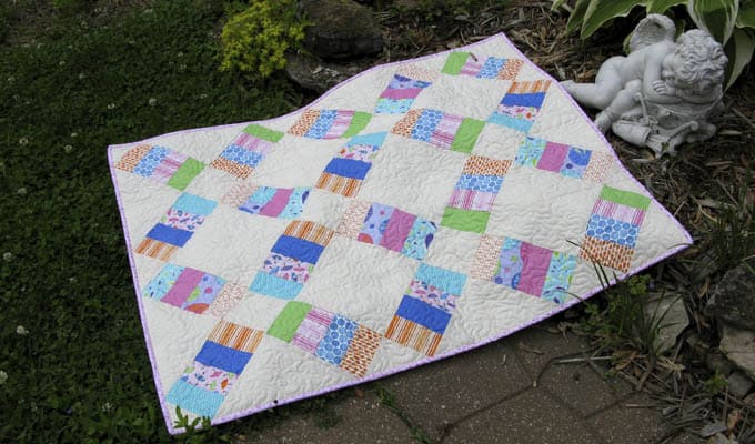 Jelly Roll Railway Free Quilt Pattern