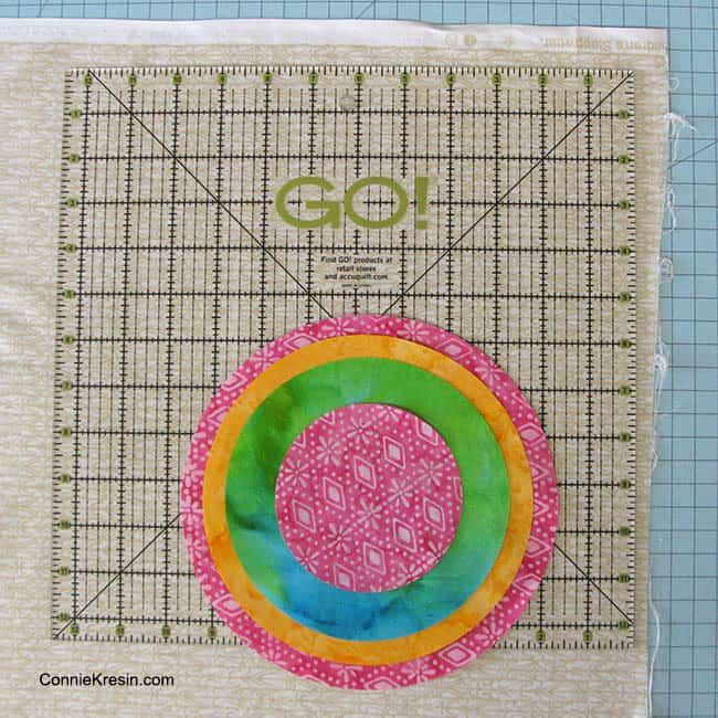 AccuQuilt GO ruler for background