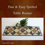 Fast Easy Table-Runner Tutorial-Roasted-Coffee