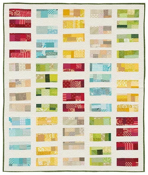 Louvered quilt pattern from Stash Statement book