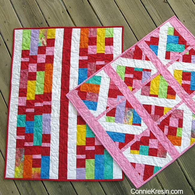 batik baby quilts deck