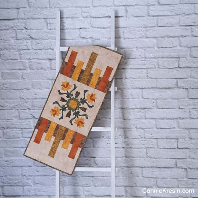 Quilt Photography Backdrop and quilt ladder for quilts
