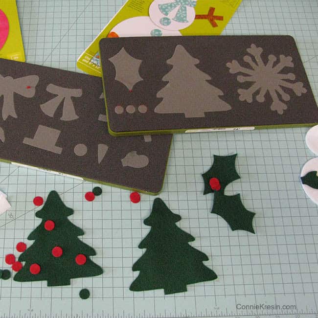 Wool Rayon Felt used for Christmas Tree