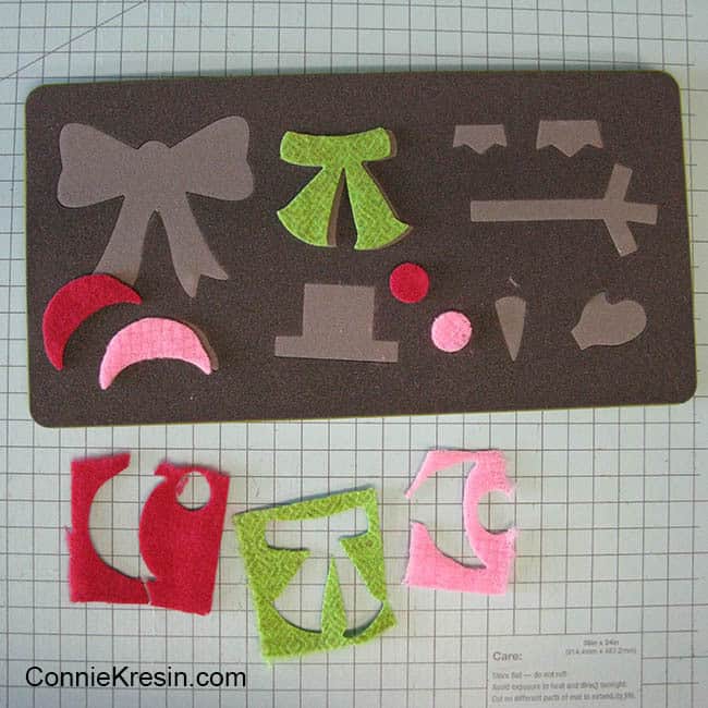 caroling snowmen wool table topper tutorial scarves