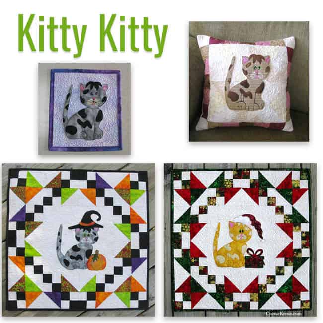 Kitty Kitty Applique Pattern