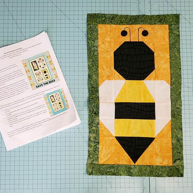 Save the Bees block four