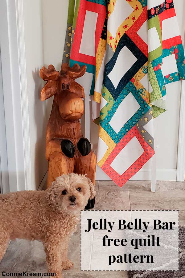 Jelly Belly Bar quilt free pattern