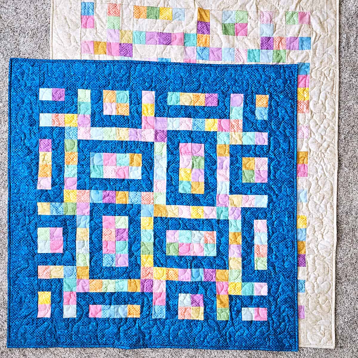 Different size baby quilts