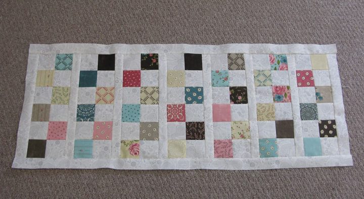 6 Square Table Runner Tutorial