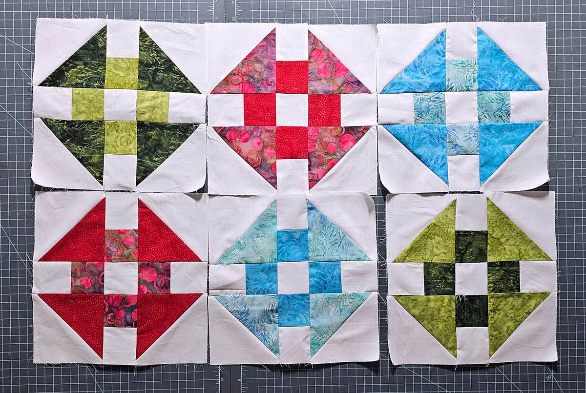 color challenge quilt blocks