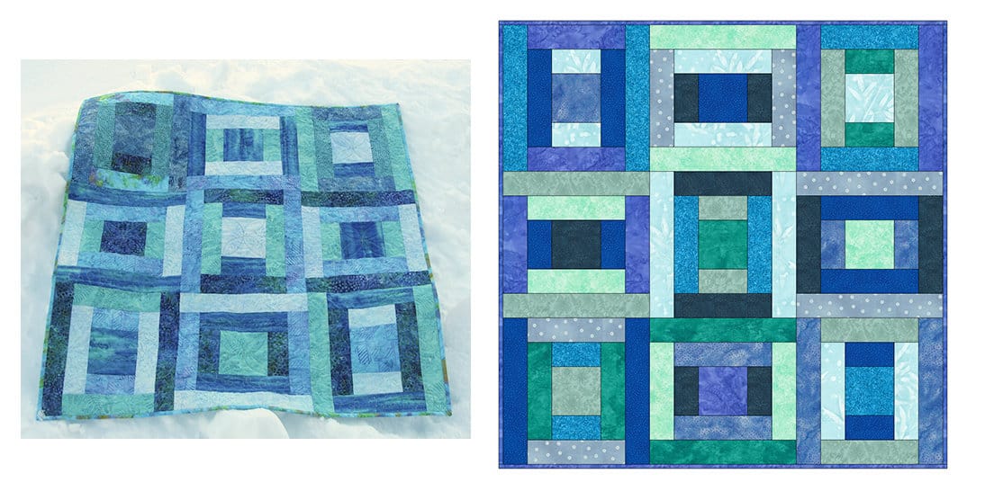 nine squares for quilt