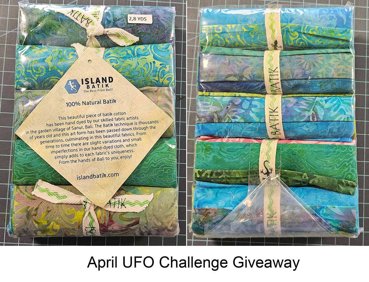 April UFO giveaway