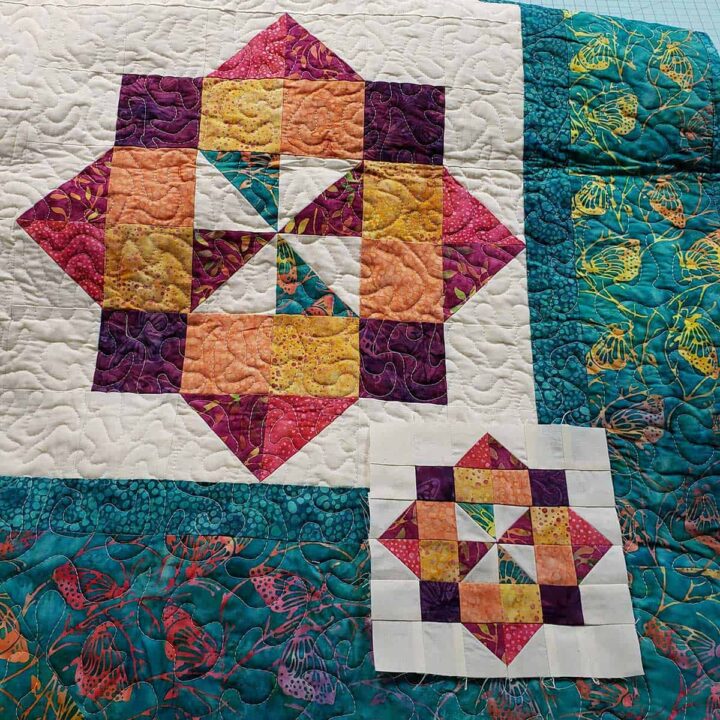 4-inch Quilt Blocks and the new GO! Qube - Freemotion by the River