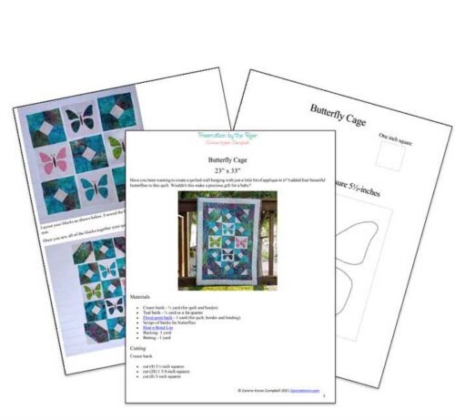 PDF of the Butterfly Cage quilt