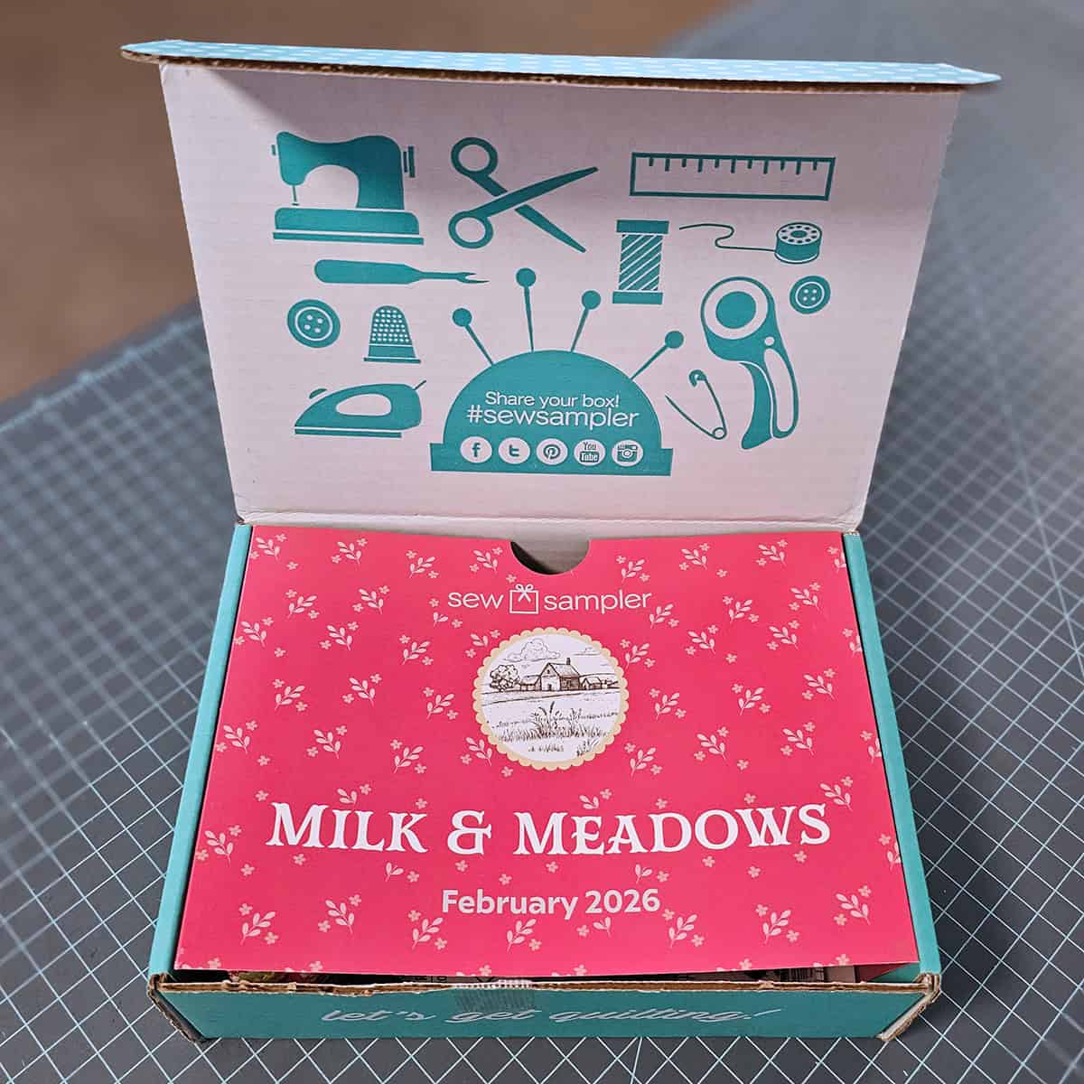 Sew Sampler box from Fat Quarter Shop