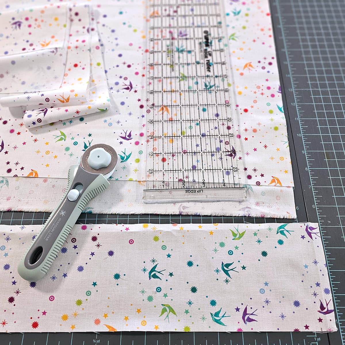 Tula Pink's True Colors Fairy Dust White