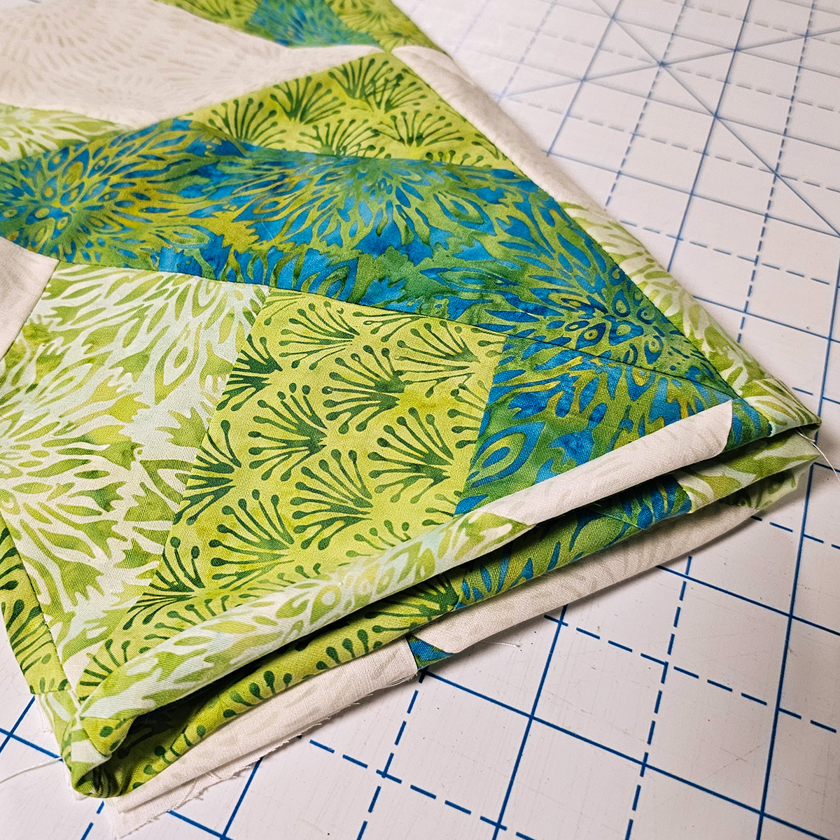 Sneak peek at Feather & Flair baby quilt