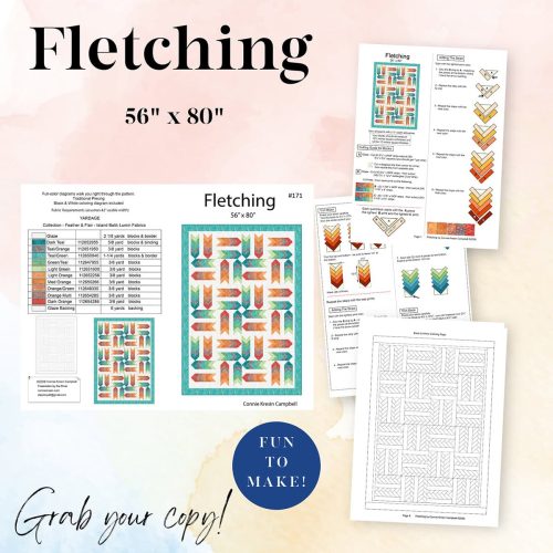 Fletching quilt pattern