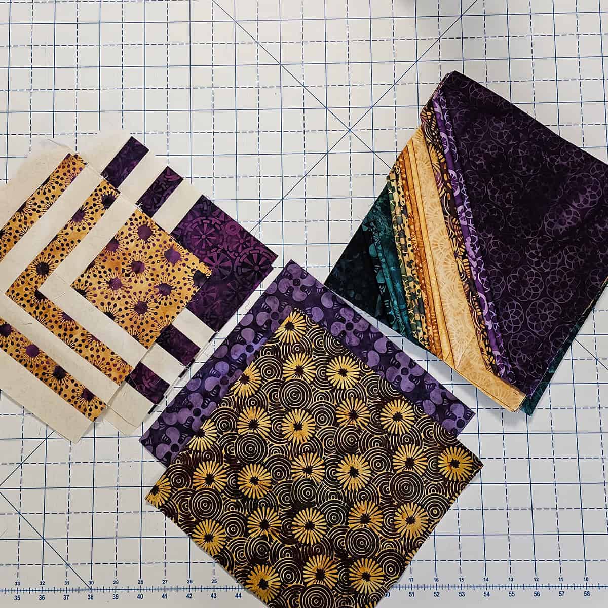 Island batik Local Motion fabrics in Quarter Spin