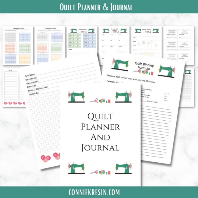 Quilt planner and journal