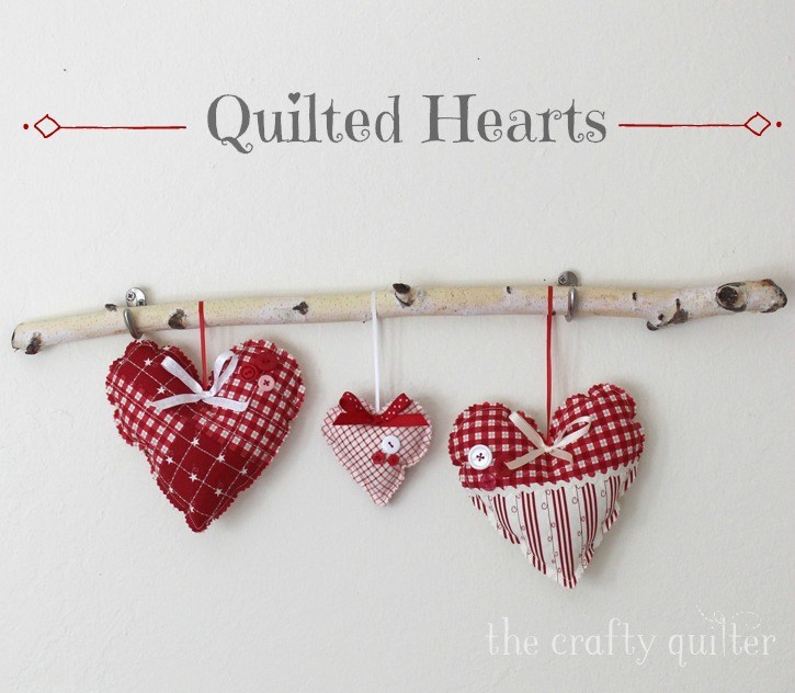 Quilted hearts