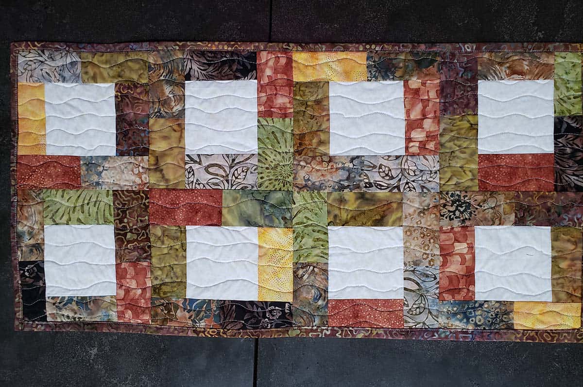 Midnight Glow table runner