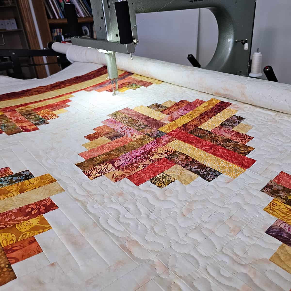 Quilting on the Nolting longarm