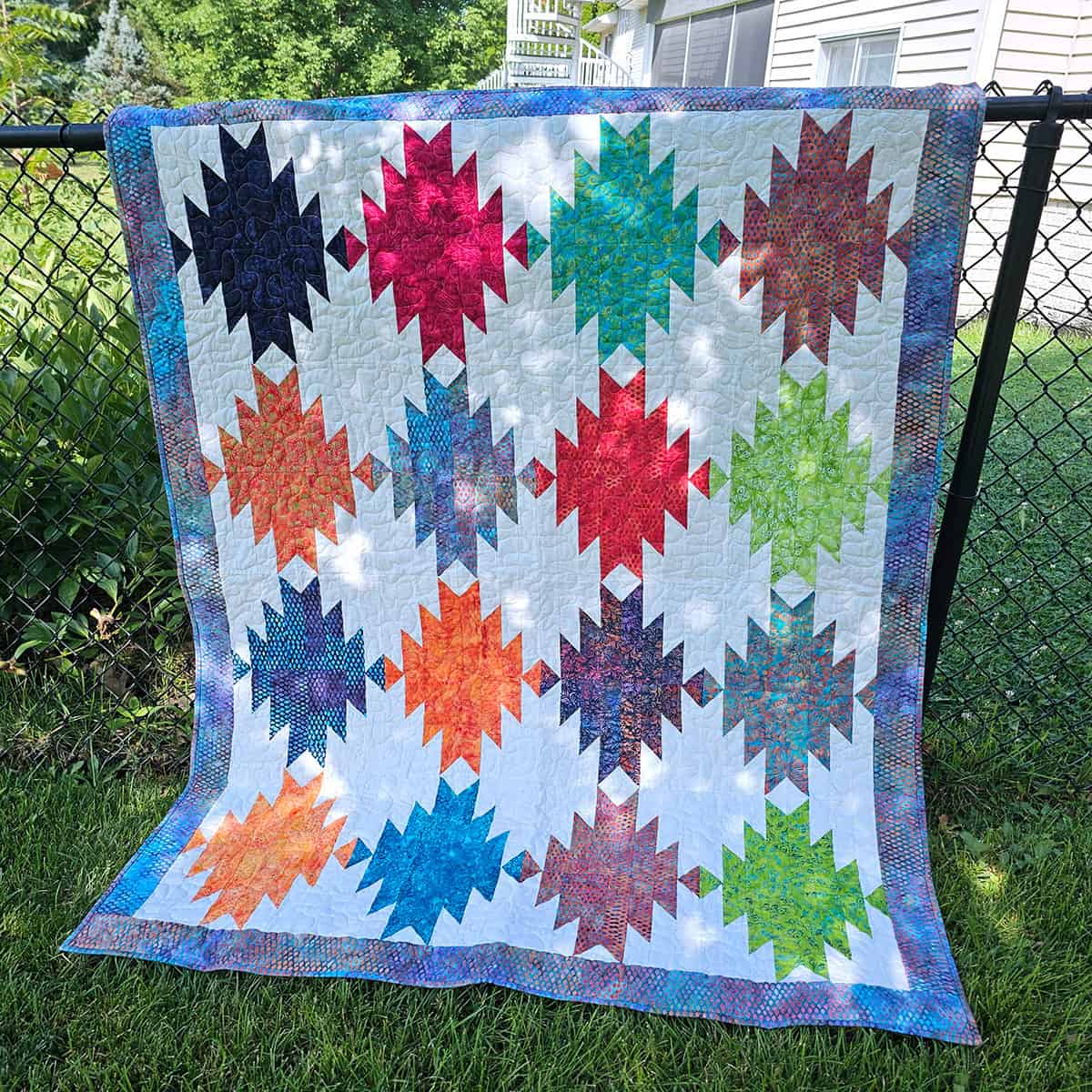 Painted Peaks Delectable Mountain quilt