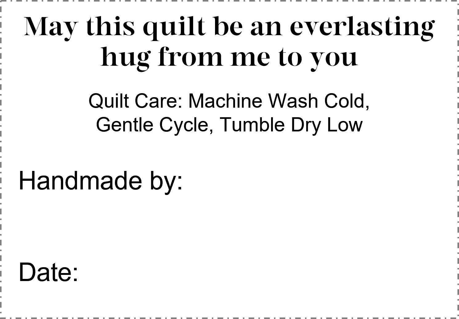 Printable Quilt Labels Freemotion by the River