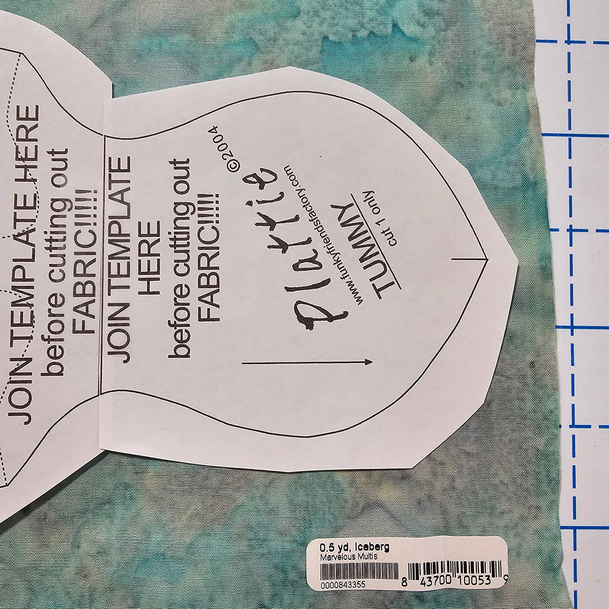 Using Island Batik fabrics for the platypus